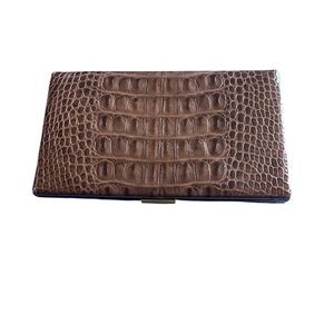 Banana Republic Brown Cow Leather Wallet